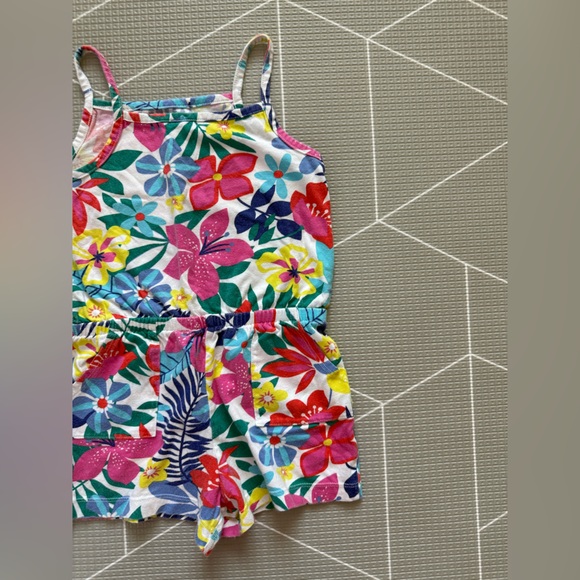 wonder nation Other - Wonder nation|Baby girl/toddler Colorful Tropical Floral Romper,summer style 4T•
